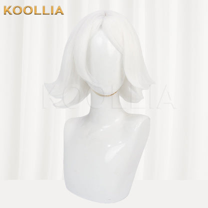 Tokyo Ghoul Juuzou Suzuya Pure White Medium Short Basic Wig