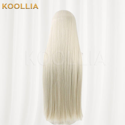 Gachi Akuta August Stilz Off-White Center Part Basic Wig