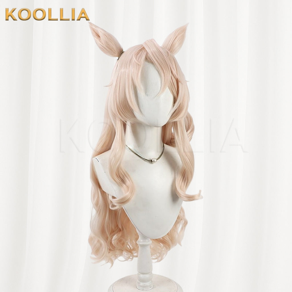 Umamusume Pretty Derby Victoire Pisa Light Golden Long Hair Basic Wig