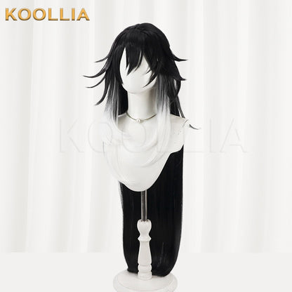 Honkai Star Rail Ashveil/La Mancha Black Long Hair Basic Wig