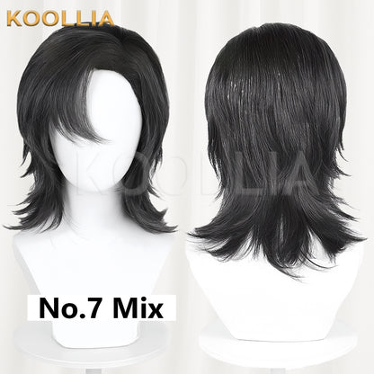 All-purpose Wig Matte Wolf Cut Wig with Side Parting