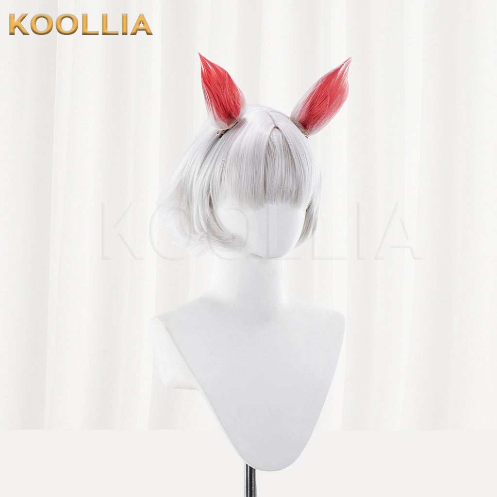 Final Fantasy XIV Y'shtola Rhul Pure White Short Bob Basic Wig