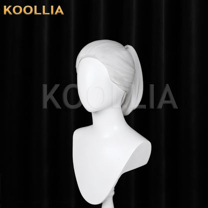 Demon Slayer Uzui Tengen Short White Hair Basic Wig