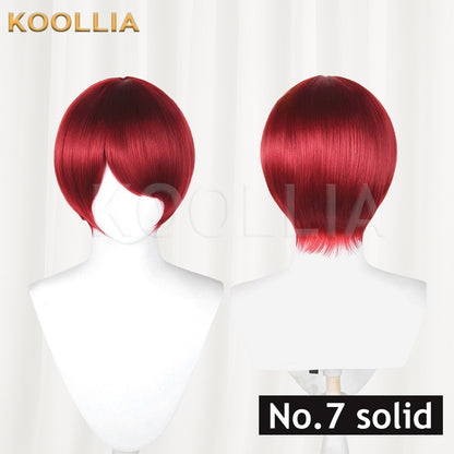 All-purpose 30cm Fluffy Mixed Fiber Short Hair Heat Resistant Basic Wig