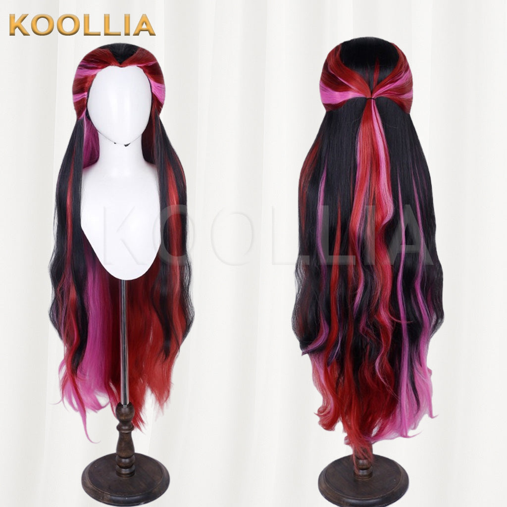 Ever After High Raven Queen Black Pink Gradient Basic Wig