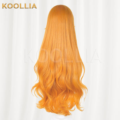 One Piece Nami Orange Yellow Basic Wig