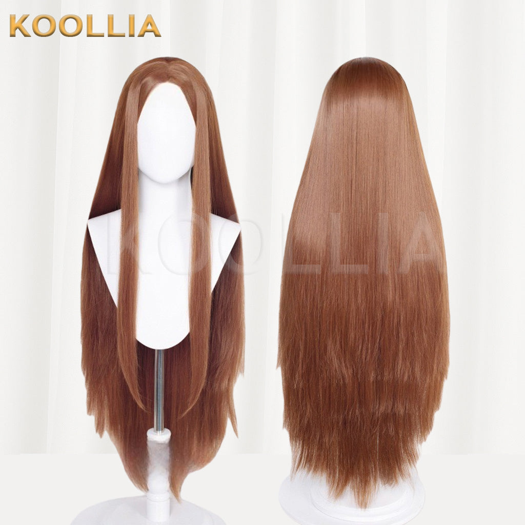 All-purpose 100cm Middle Part Long Straight Multi-color Universal Cosplay Styling Practice Basic Wig