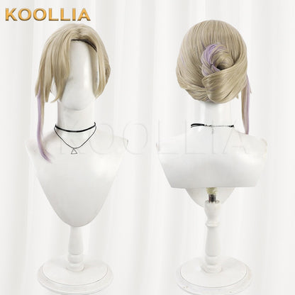 Umamusume: Pretty Derby Gold Ship Long Silver Gray Hair with Ears Basic Wig