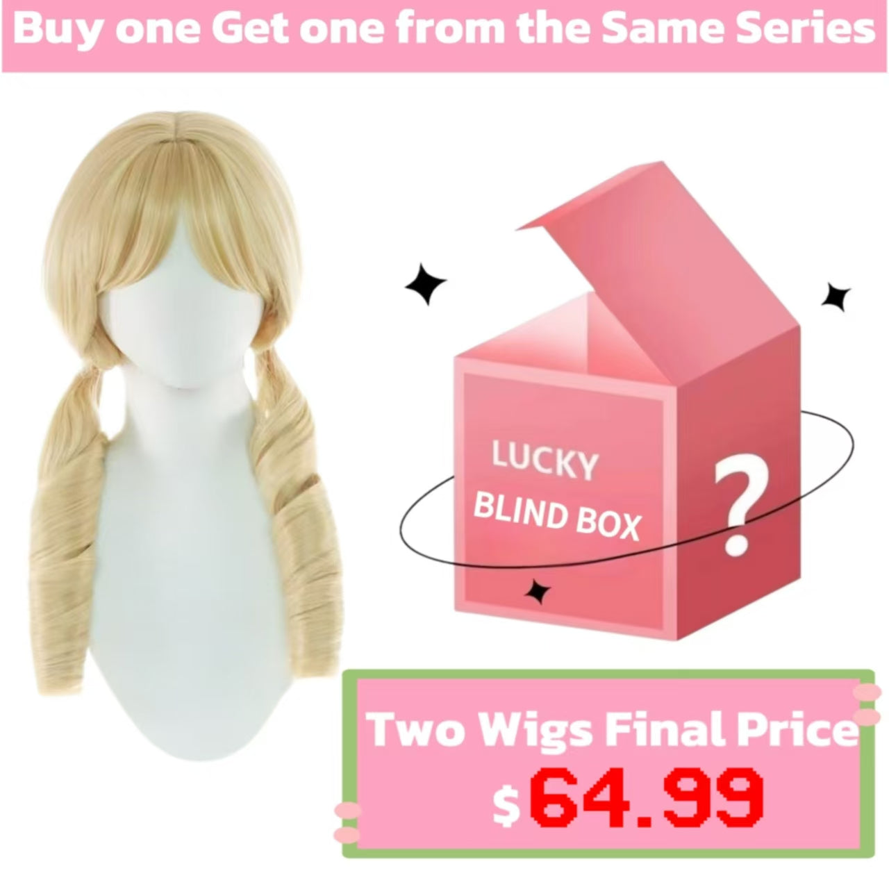 Puella Magi Madoka Magica Tomoe Mami Long Yellow Hair Basic Wig