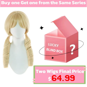 Puella Magi Madoka Magica Tomoe Mami Long Yellow Hair Basic Wig - KOOLLIA