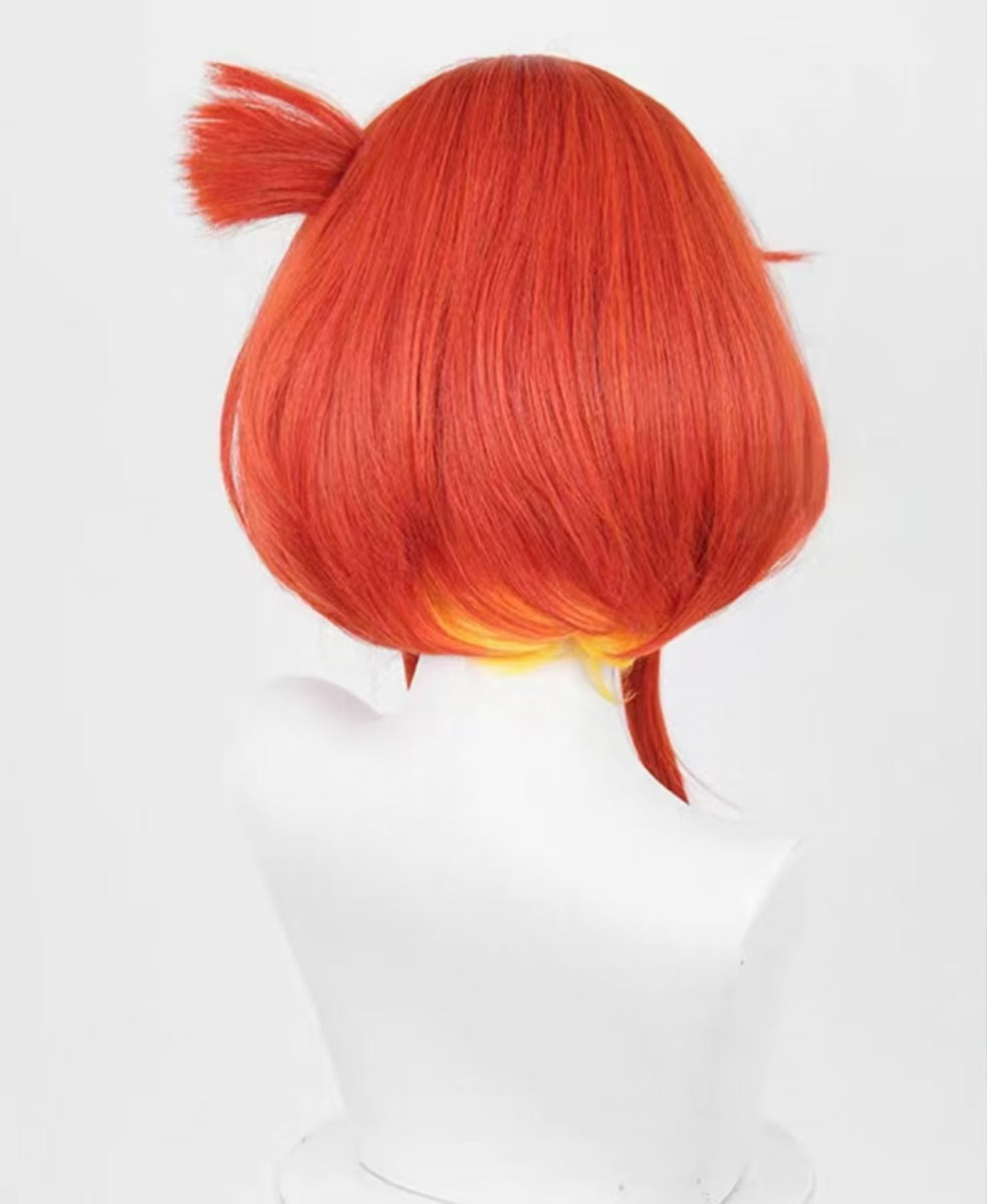 Honkai: Star Rail Tribbie Trianne Trinnon Short Red Hair Basic Wig