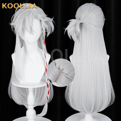 Under the Night Wild Wolf Solid Silver White Basic Wig
