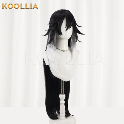 Honkai Star Rail Ashveil/La Mancha Black Long Hair Basic Wig