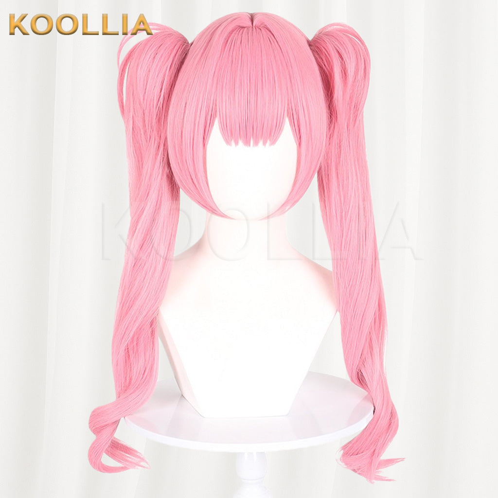 Link Click Li Tianxi Cherry Blossom Pink Basic Wig