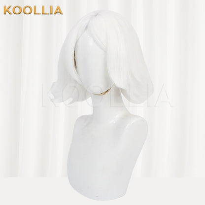 Tokyo Ghoul Juuzou Suzuya Pure White Medium Short Basic Wig