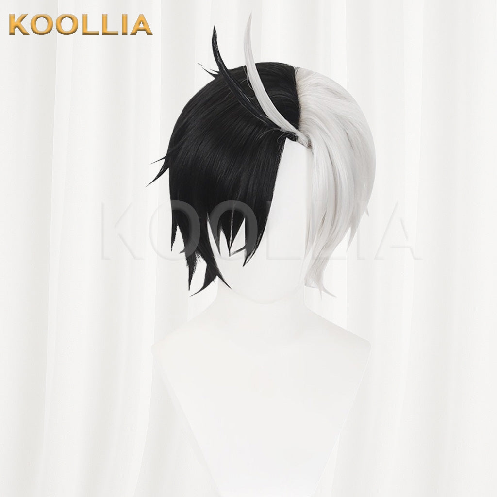 Wind Breaker Sakura Haruka Half Black Half White Basic Wig