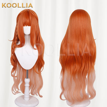 Haruyuki Busou Hanagiku Daisy Orange Gradient Basic Wig