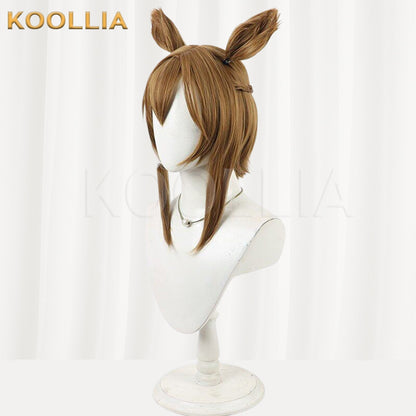 Uma Musume Pretty Derby Cheval Grand Brown Medium Short Basic Wig