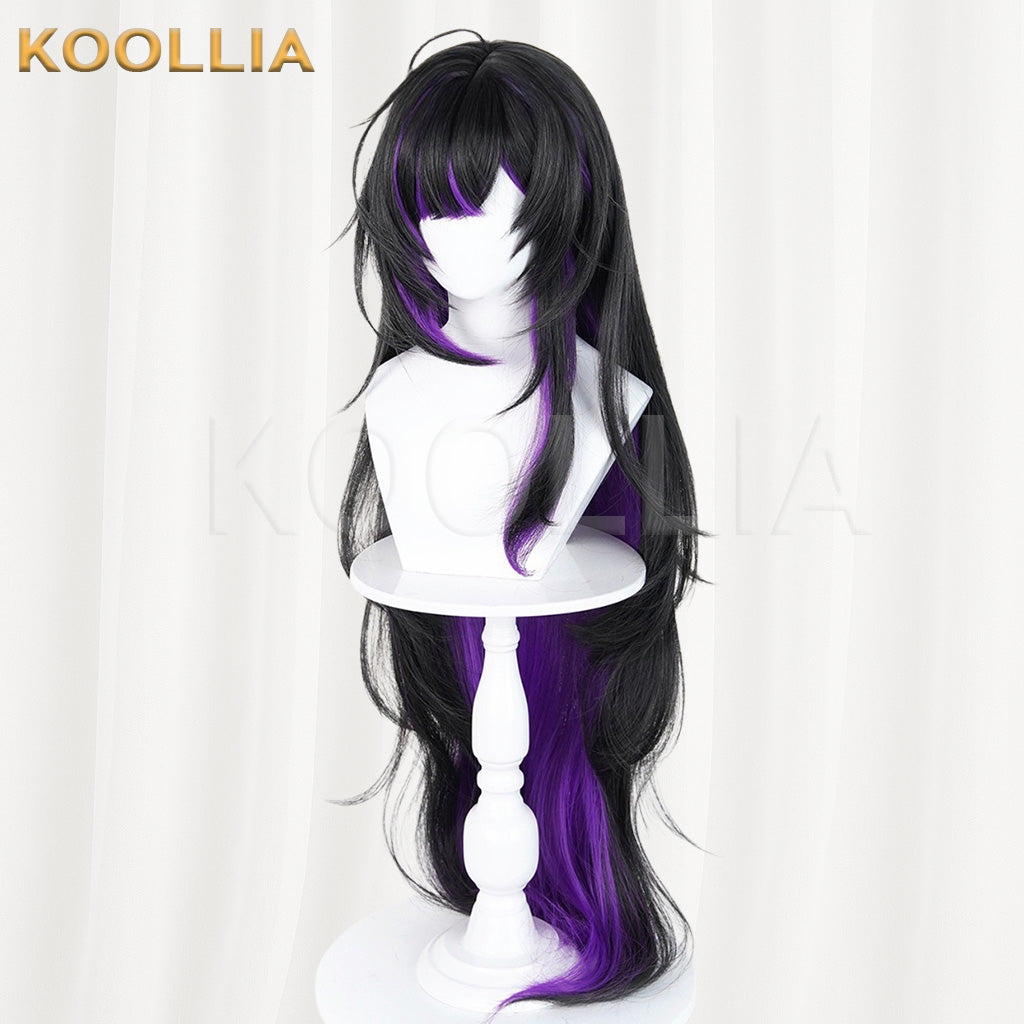 Goddess of Victory: NIKKE Rebell Black‑Purple Gradient Basic Wig