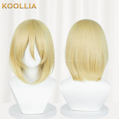 Attack on Titan Annie Leonhart Short Golden Hair Basic Wig