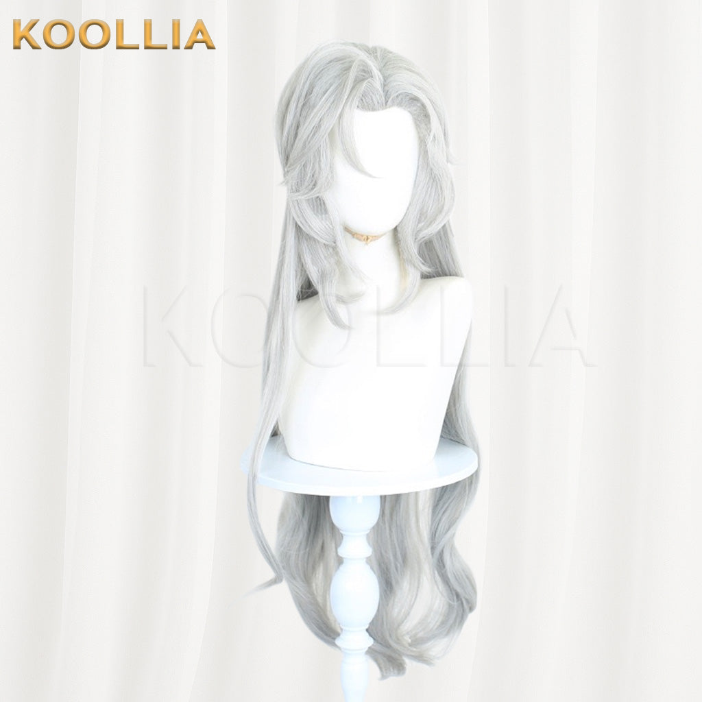 Love and Deepspace Qin Che Silver Gray Basic Wig