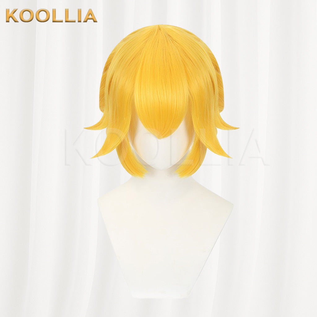 Super Mario Princess Peach Golden Basic Wig
