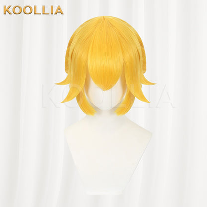 Super Mario Princess Peach Golden Basic Wig
