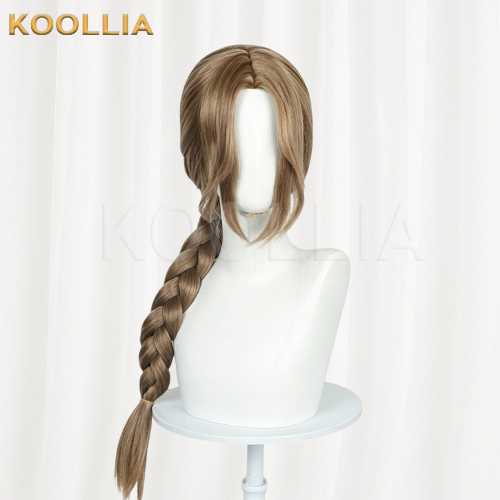 Delta Action Die Flax Brown Thickened Braid Basic Wig