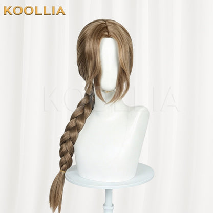Delta Action Die Flax Brown Thickened Braid Basic Wig