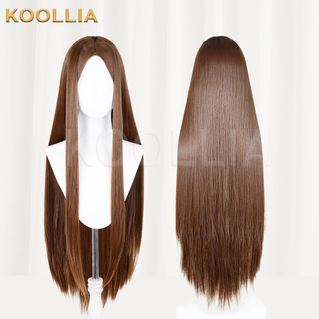 All-purpose 100cm Middle Part Long Straight Multi-color Universal Cosplay Styling Practice Basic Wig