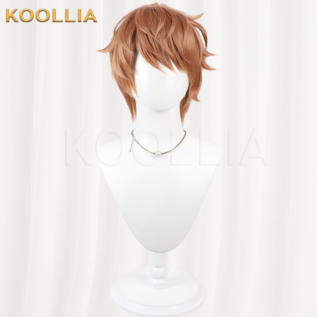 Granblue Fantasy Gran Light Orange Brown Basic Wig