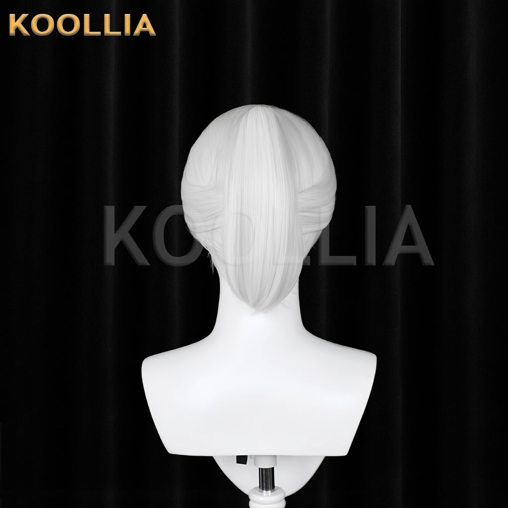 Demon Slayer Uzui Tengen Short White Hair Basic Wig