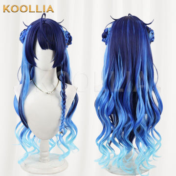 Nijisanji Amamiya Kokoro Gradient Basic Wig Multi-angle Display by koollia