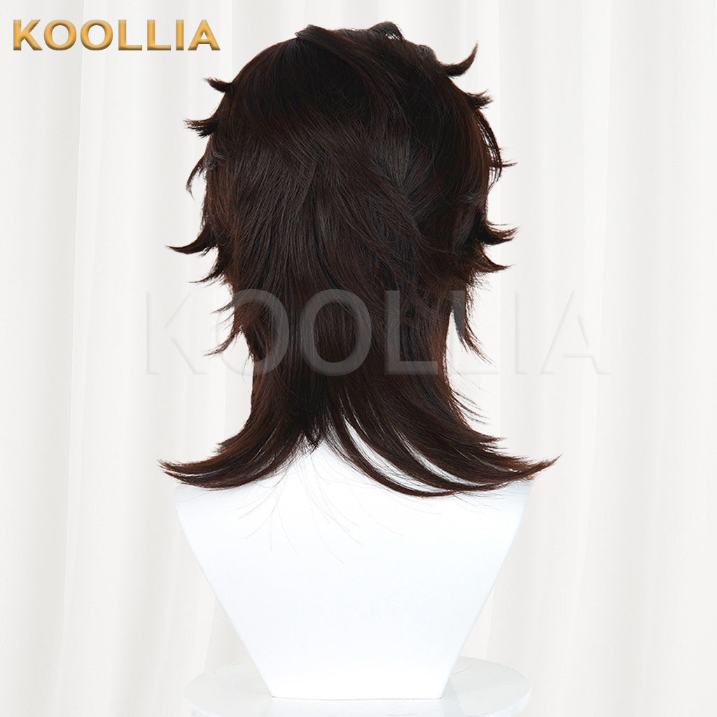 Identity V Hernando Romero Dark Brown Basic Wig