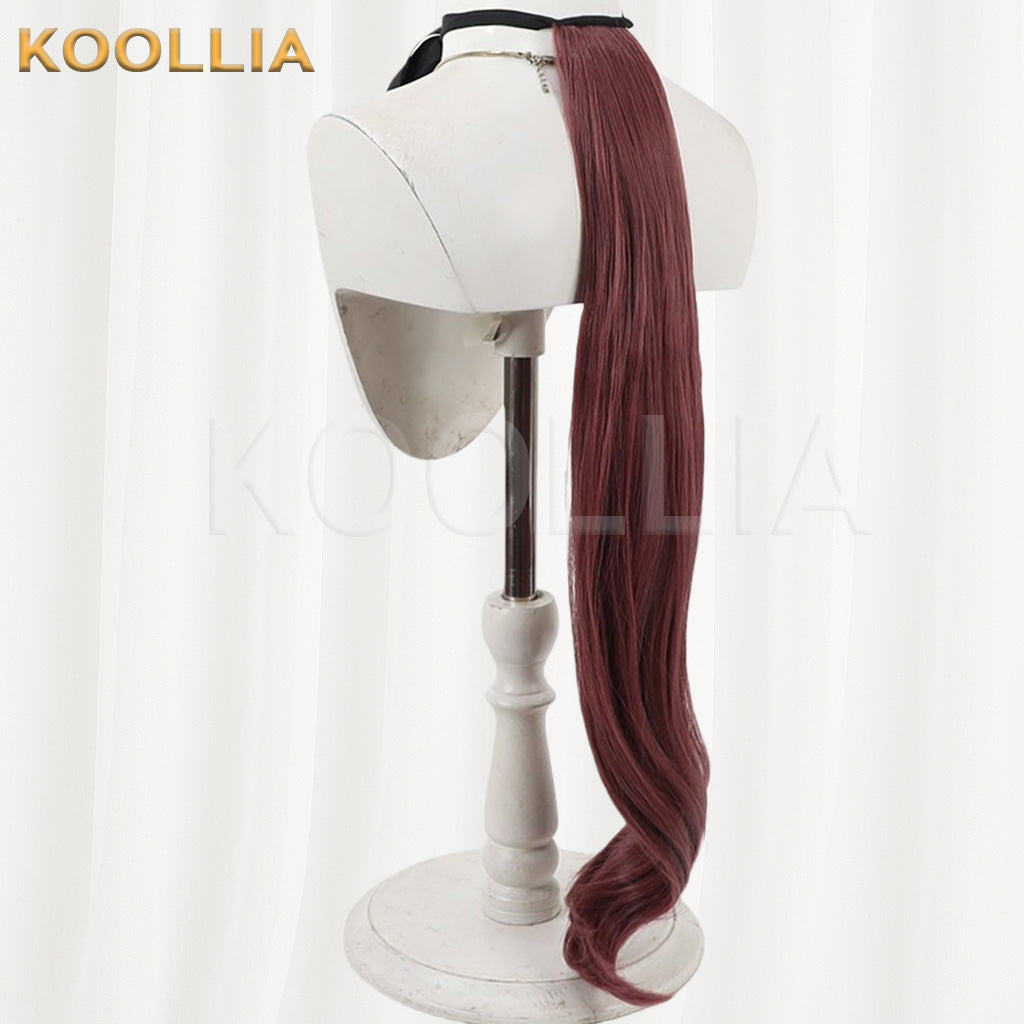 Uma Musume Pretty Derby Daring Heart Reddish Brown White Streak Basic Wig