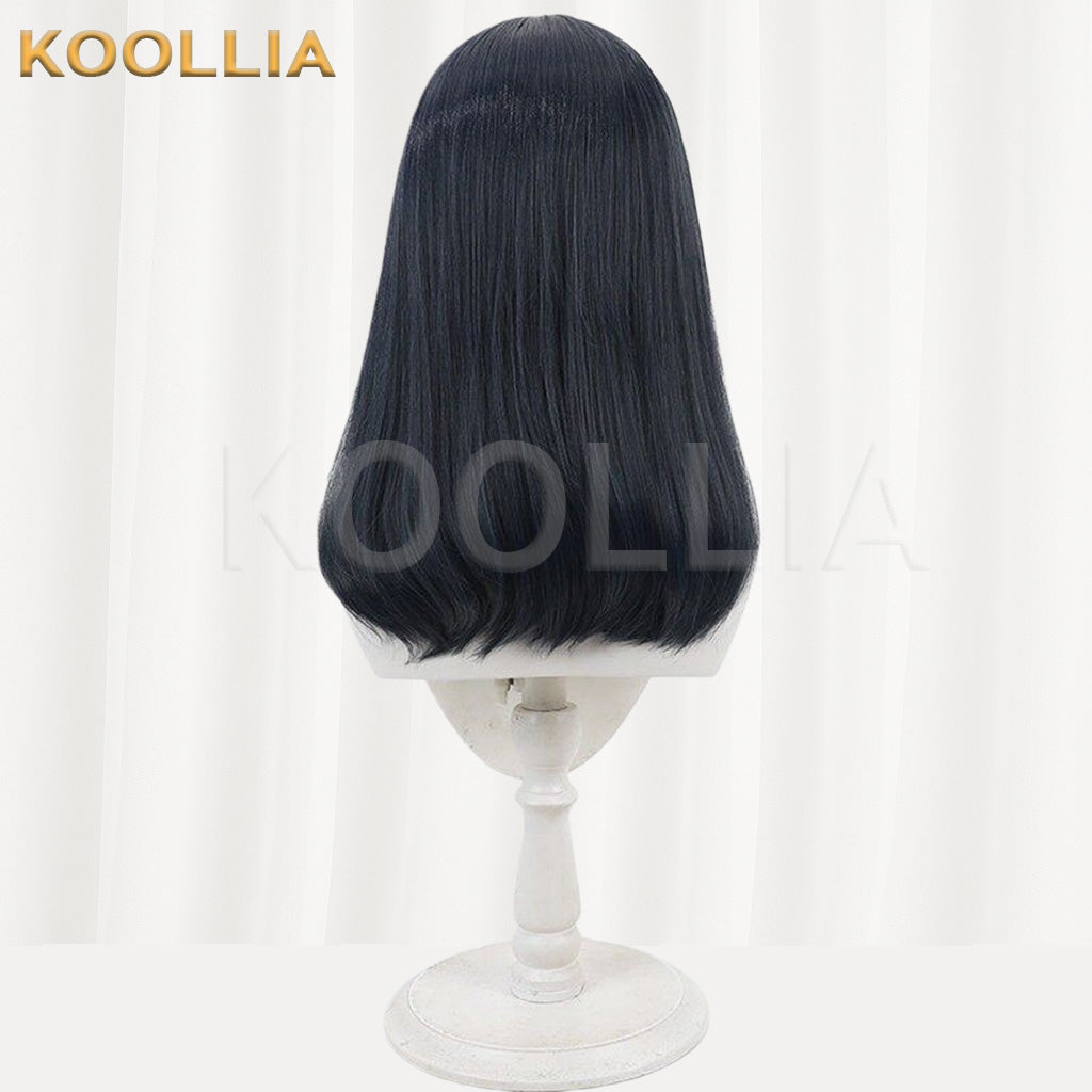 SSSS.GRIDMAN Takarada Rikka Pure Black Basic Wig