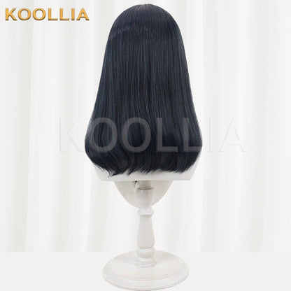 SSSS.GRIDMAN Takarada Rikka Pure Black Basic Wig