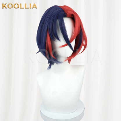 Fire Emblem Engage Alear Red & Blue Split Dye Basic Wig