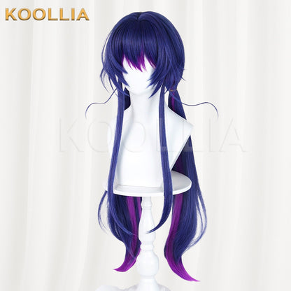 Arknights Chen Blue‑Purple Gradient Basic Wig