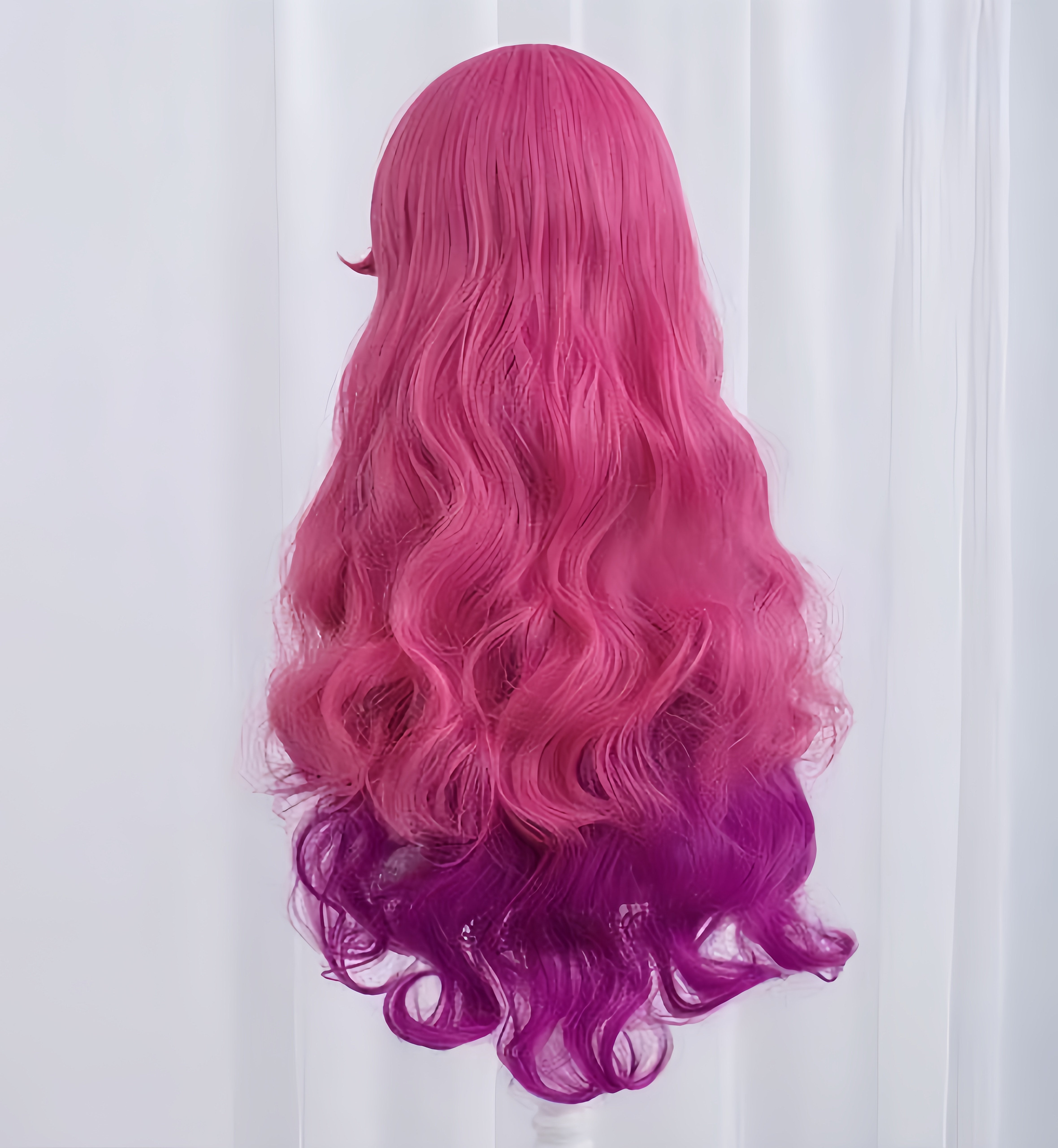 League of Legends & Arcane Spirit Blossom Ahri Long Pink Hair Basic Wig