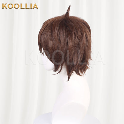KonoSuba Satou Kazuma Warm Brown Basic Wig
