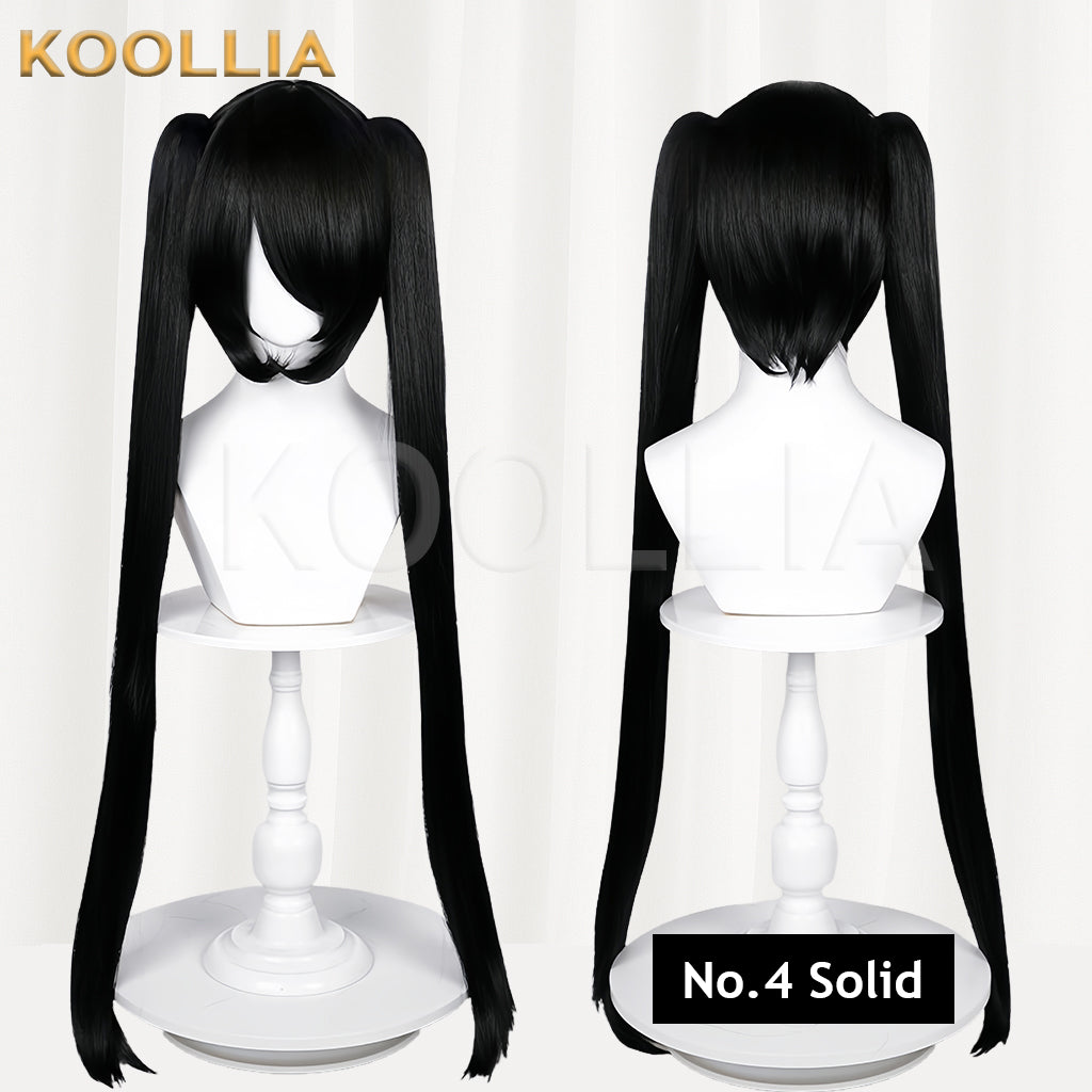 All-purpose Wig Hatsune Miku Twintails With Tiger Mouth Clip