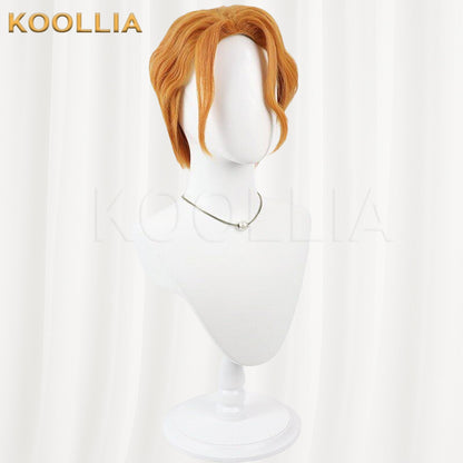 Twisted Wonderland Cater Diamond Orange Yellow Basic Wig
