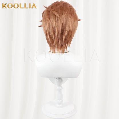 Granblue Fantasy Gran Light Orange Brown Basic Wig