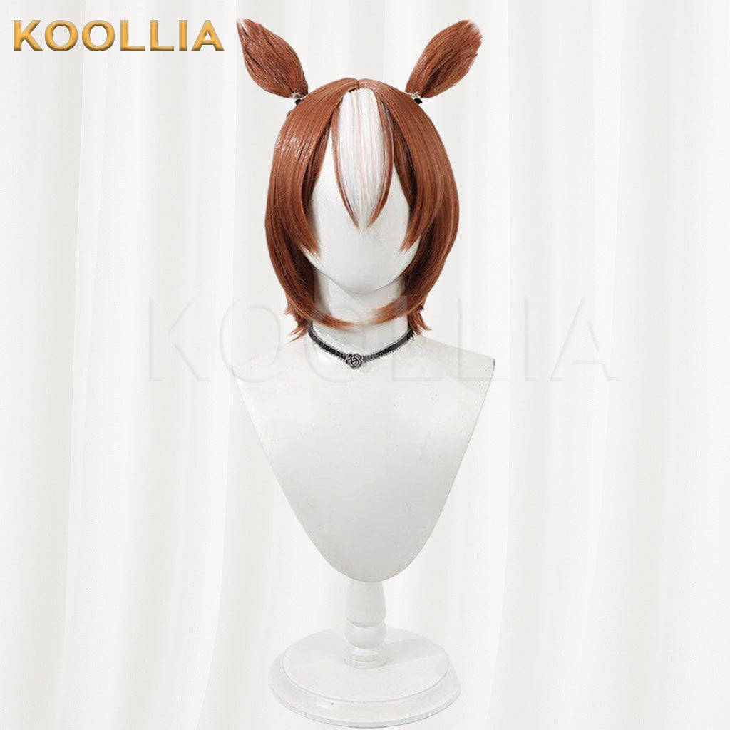 Uma Musume Pretty Derby Yaeno Muteki Brown and White Basic Wig