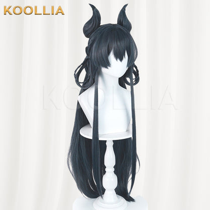 Honor of Kings Gongsun Li Dark Blue Black Basic Wig