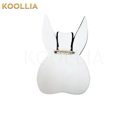 Genshin Impact Spark Black Bunny Ear Mini Hat Cosplay Headwear