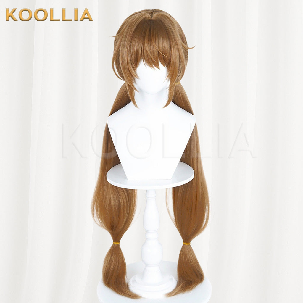 Honor of Kings Da Qiao Breeze As Poem Brown Ponytail Basic Wig