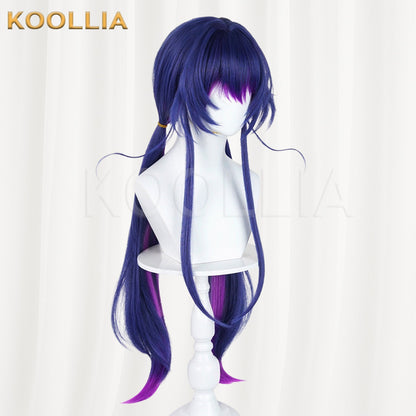 Arknights Chen Blue‑Purple Gradient Basic Wig