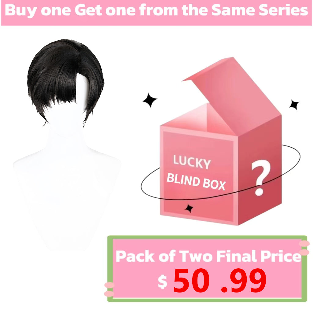 Love and Deepspace Zayne Short Black Hair Basic Wig